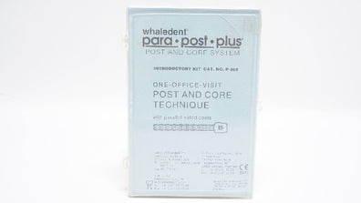 Whaledent P-260 Para.Post.Plus, Post & Core System W/Parallel-Sides Posts